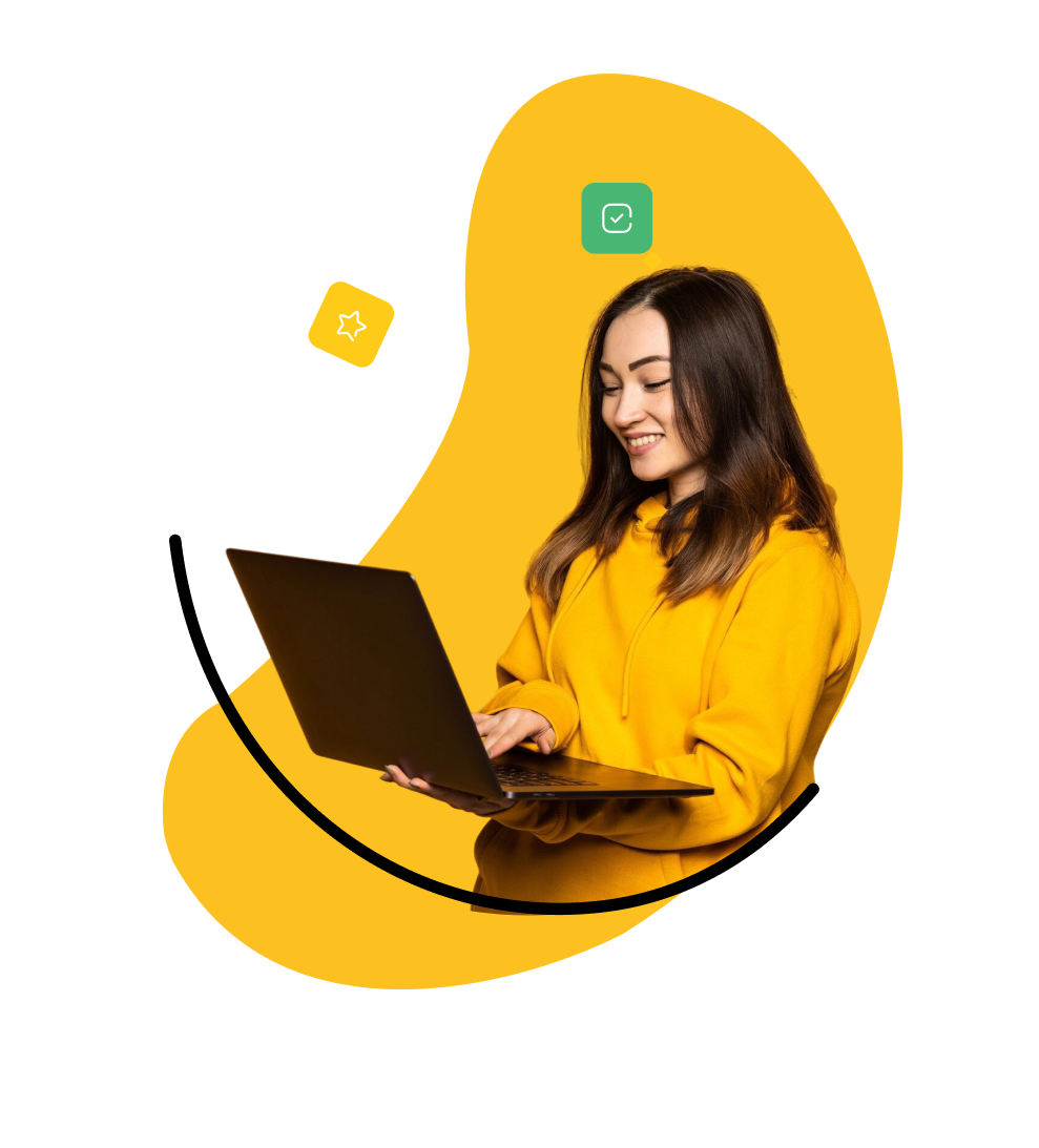 women with computer